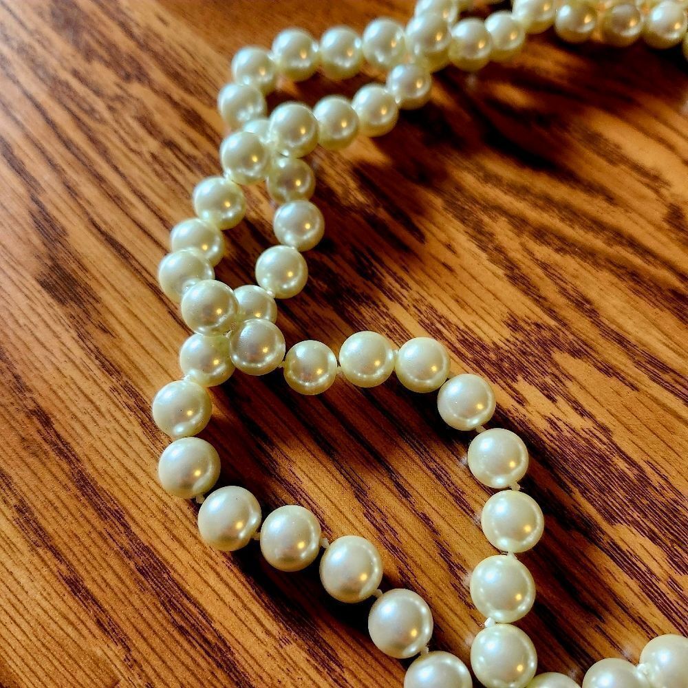 PEARL Rope Necklace, 10mm - Picture 3 of 10